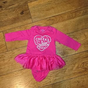 Hot pink w/ tutu onesie